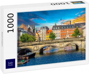 Puzzles de Copenhague - Puzzle de 1000 piezas de puentes de Copenhague