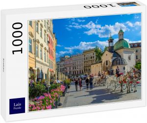 Puzzles de Cracovia - Puzzle de 1000 piezas de calles de Cracovia