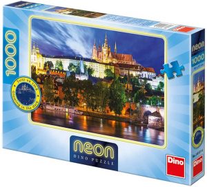 Puzzles de Praga - Puzzle de 1000 piezas del Castillo de Praga de DINO con NeÃ³n