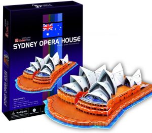 Puzzles de Sídney - Puzzles de Sydney - Puzzle de la Ópera de Sydney en 3D de 58 piezas