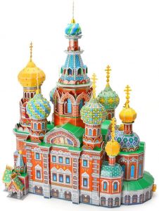 Puzzles de San Petersburgo - Puzzle de la iglesia del Salvador sobre la sangre derramada de San Petersburgo en 3D