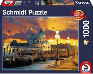 Puzzles de Venecia - Puzzles de 1000 piezas de canales de Venecia de Schmidt