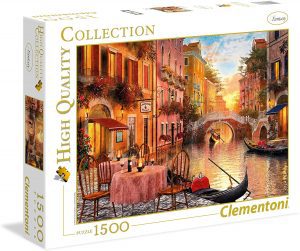 Puzzles de Venecia - Puzzles de 1500 piezas de los canales de Venecia de Clementoni