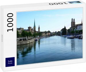 Puzzles de Zúrich - Puzzle de 1000 piezas del río Limago de Zúrich