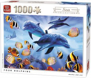 Puzzles de delfines - Puzzle de delfines de King de 1000 piezas