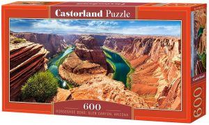 Puzzles del gran cañón - Puzzle glen canyon - Puzzle de 600 piezas del Desierto Horseshoe