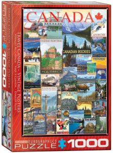 Los mejores puzzles de Canada - Puzzle de 1000 piezas de carteles de Canada de Educa