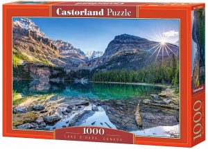 Los mejores puzzles de Canada - Puzzle de 1000 piezas del Lago O Hara de Canada