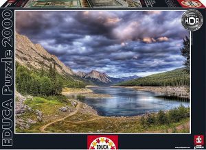 Los mejores puzzles de Canada - Puzzle de 2000 piezas del Lago Medicine Canada de Educa