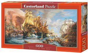 Los mejores puzzles de barcos - Puzzle de Batalla en el Mar de 600 Piezas de Castorland
