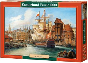 Los mejores puzzles de barcos - Puzzle de Castorland The Old Gdansk de 1000 piezas de Castorland
