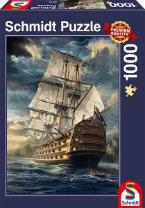 Los mejores puzzles de barcos y batallas navales - Puzzle de 1000 piezas de barco de Schmidt