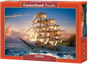 Los mejores puzzles de barcos y batallas navales - Puzzle de 1500 piezas de barco de Castorland