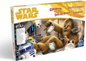 Juegos de mesa de Operación de Star Wars de Chewbacca de Hasbro para niños