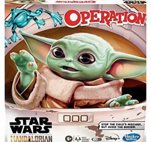 Juegos de mesa de Operación de The Mandalorian de Hasbro para niños