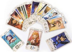 Juegos de mesa de Santorini de cartas, tablero y estrategia
