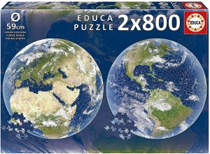 Puzzle circular de la Tierra de 800 piezas de Educa - Los mejores puzzles circulares