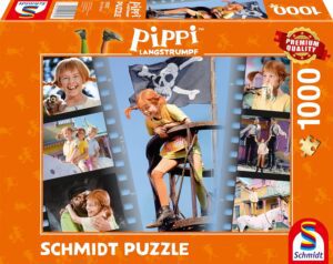 Puzzle Pippi Calzaslargas De 1000 Piezas De Schmidt