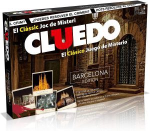 Juego de mesa de Cluedo Barcelona en catalán de Hasbro - Los mejores juegos de mesa del Cluedo - Juego de mesa de misterio de Cluedo