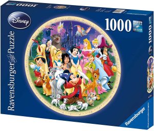 Los mejores puzzles circulares redondos - Puzzle de circular de Disney de 1000 piezas de Ravensburger