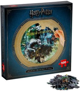 Los mejores puzzles circulares redondos - Puzzle de circular de Harry Potter Criaturas Mágicas de 500 piezas de Ravensburger
