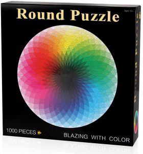 Los mejores puzzles circulares redondos - Puzzle de circular de colores de 1000 piezas