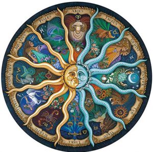Los mejores puzzles circulares redondos - Puzzle redondo de los signos del Zodíaco de 1000 piezas