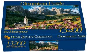 Los mejores puzzles de 10000 piezas o más - Puzzle de los Dolomitas de 13200 piezas de Clementoni
