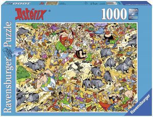 Los mejores puzzles de Asterix y Obelix - Puzzle de 1000 piezas de personajes de Asterix y Obelix de la caza del JabalÃ­ de Ravensburger