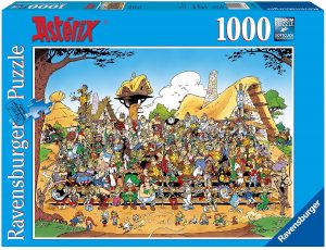 Los mejores puzzles de Asterix y Obelix - Puzzle de 1000 piezas de personajes de Asterix y Obelix en la aldea de Ravensburger