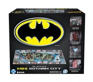 Los mejores puzzles de Batman - Puzzle de Gotham mini en 3D de 839 piezas