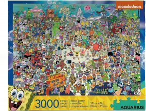 Los mejores puzzles de Bob Esponja - Puzzle de personajes de Bob Esponja de 3000 piezas