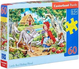 Los mejores puzzles de Caperucita Roja - Puzzle de Caperucita Roja y el Lobo de 60 piezas de Castorland