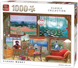 Los mejores puzzles de Claude Monet - Puzzle de 1000 piezas de Cuadros de Claude Monet de King