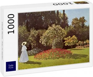 Los mejores puzzles de Claude Monet - Puzzle de 1000 piezas de Mujer en el JardÃ­n de Claude Monet de Lais