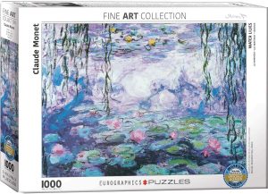 Los mejores puzzles de Claude Monet - Puzzle de 1000 piezas de los Nenúfares de Claude Monet de Eurographics