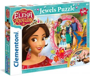 Los mejores puzzles de Elena de Ávalor - Puzzle de Joyas de Elena de Ávalor de 104 piezas de Clementoni