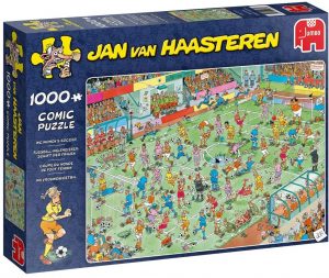 Los mejores puzzles de Jan Van Haasteren de Jumbo de 1000 piezas - Puzzle de Fútbol Femenino