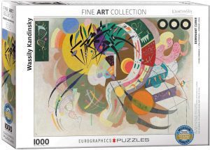 Los mejores puzzles de Kandinsky Vassily - Puzzle de 1000 piezas de Kandinsky de Eurographics de Curva dominante