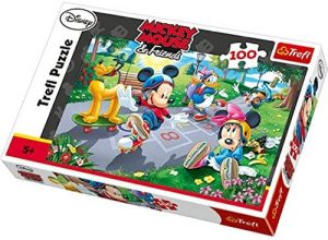 Los mejores puzzles de Mickey Mouse - Puzzle de Mickey Mouse Club House de 100 piezas de Trefl