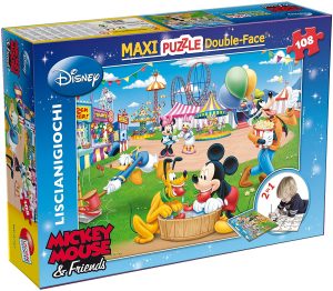 Los mejores puzzles de Mickey Mouse - Puzzle de Mickey Mouse Club House de 108 piezas de Lisciani