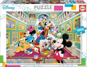 Los mejores puzzles de Mickey Mouse - Puzzle de Mickey Mouse Galería de Artede 1000 piezas de Educa