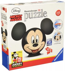 Los mejores puzzles de Mickey Mouse - Puzzle de Mickey Mouse en 3D de 72 piezas de Ravensburger