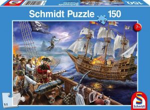 Los mejores puzzles de Piratas - Puzzle de Asalto de Piratas de 150 piezas de Schmidt