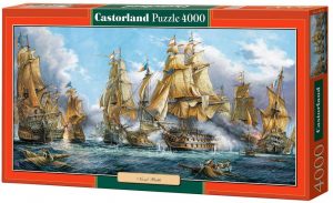 Los mejores puzzles de Piratas - Puzzle de Batalla Naval de 4000 piezas de Castorland