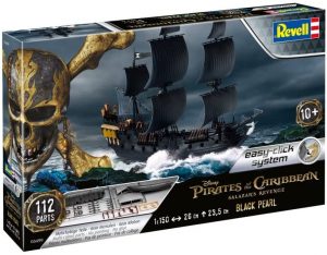 Los mejores puzzles de Piratas del Caribe - Puzzle de la Perla Negra de Piratas del Caribe en 3D de 112 piezas de Revell