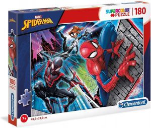 Los mejores puzzles de Spiderman - Puzzle de Spiderman de 180 piezas de Clementoni