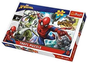 Los mejores puzzles de Spiderman - Puzzle de Spiderman vs Seis Siniestros de 200 piezas de Trefl