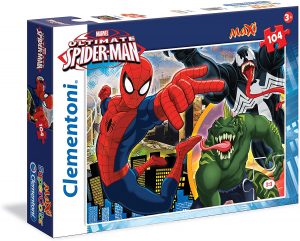 Los mejores puzzles de Spiderman - Puzzle de Ultimate Spiderman de 104 piezas de Clementoni