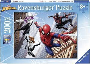 Los mejores puzzles de Spiderman - Puzzle de grupos de Spiderman de 200 piezas de Ravensburger